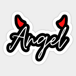 Naughty Angel Sticker